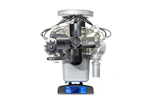 福特野马Mustang V8发动机拼装模型 可以运转的引擎模型 福特官方授权出品 商品图3