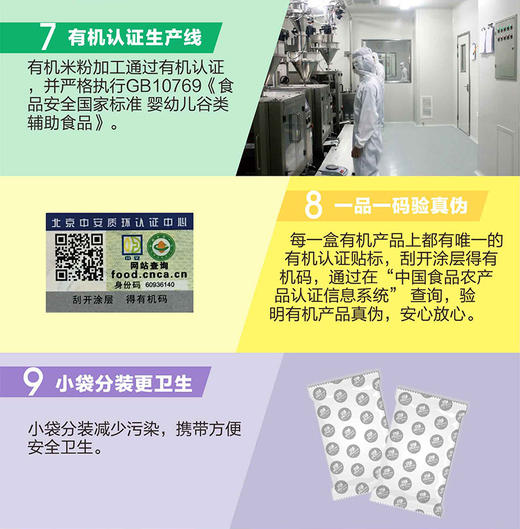 方广有机纯营养米粉 180克 适合6-36个月宝宝JPY带授权招加盟代理 商品图9