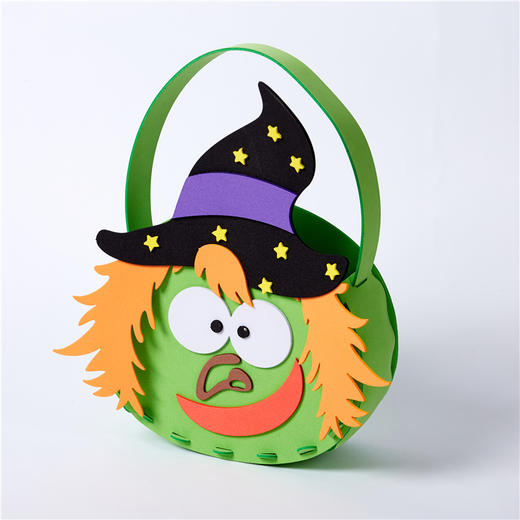 万圣节儿童无纺布手提南瓜讨糖袋幼儿园手工diy材料包自制礼物袋 商品图7