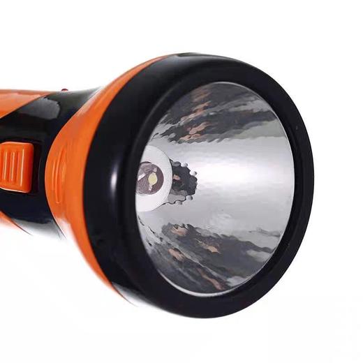 雅格yage充电式家用led手电筒应急手电yg3804橙色