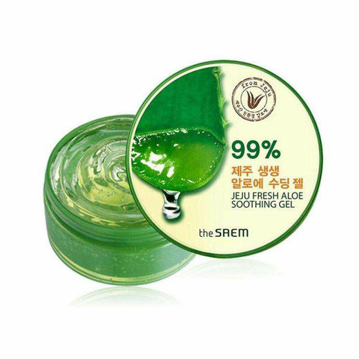 韩国得鲜THE SAEM 济州岛鲜芦荟胶 300mlJPY带授权招加盟代理 商品图0