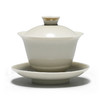 陶瓷功夫茶具.草木灰釉敬茶碗.小号带底托盖碗 商品缩略图0