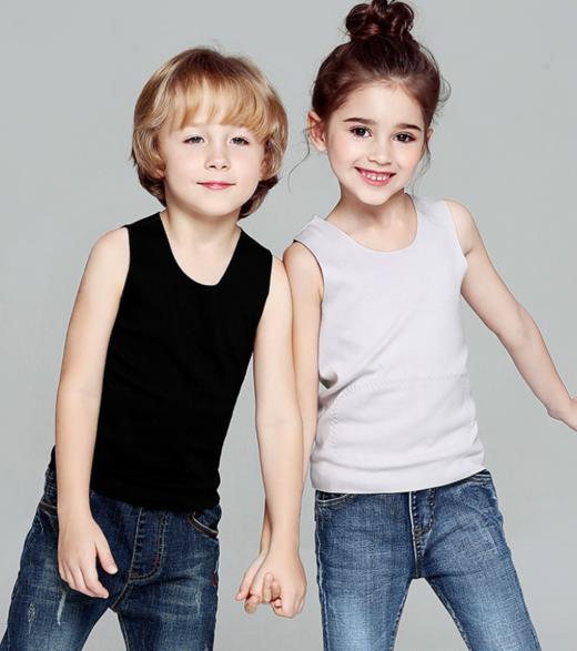 竹纤维儿童蓄热保暖背心0811 商品图1