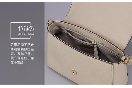 【香港直邮】Michael Kors 女士时尚牛皮手提单肩斜挎包 35F8GO5S1L BISQUEJPY带授权招加盟代理 商品图12