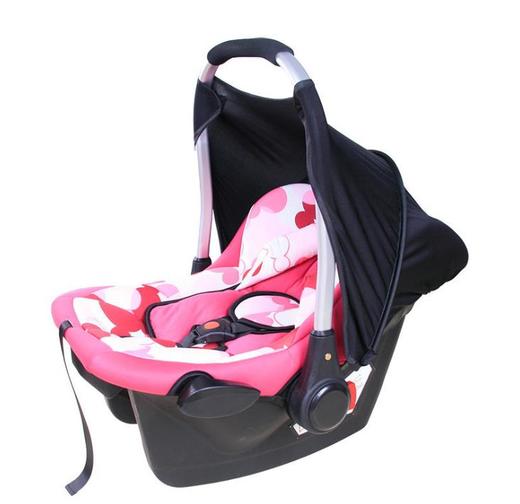 【儿童安全座椅】便携式摇篮 户外车内二合一婴儿提篮式车载安全座椅 商品图1