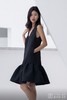 AtelierMissLu / Christy -黑色下摆褶皱装饰背心裙 商品缩略图11