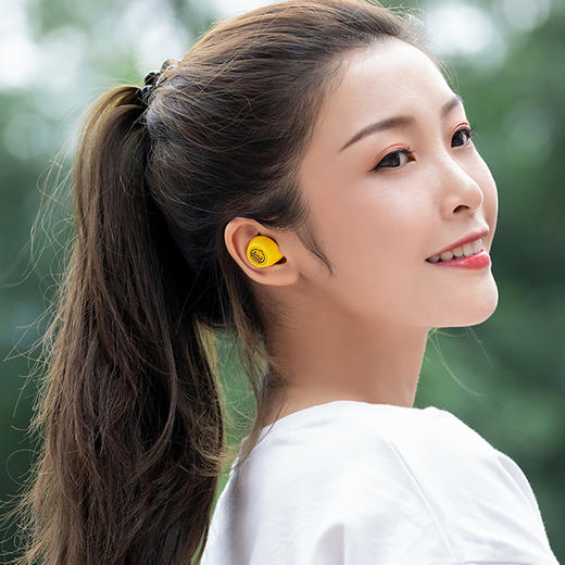 bduck小黄鸭蓝牙耳机双耳入耳式隐形无线女生款可爱运动耳机跑步