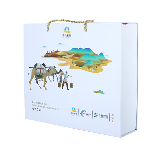 腰站子 奇台礼物 礼盒1*4（黑小麦原粮/黑小麦面粉/有机面粉/红花籽油/有机手工拉面） 商品图0