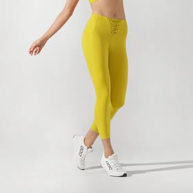 【清仓秒】澳洲Lorna Jane Lace-up 及踝九分紧身裤 121965（清仓产品，收货7天内支持调货、不退款）