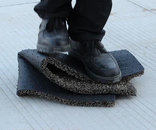 【汽车脚垫】汽车丝圈脚垫 PVC汽车脚垫 热熔 两件套 丝圈脚垫地毯 普通薄款 商品图2