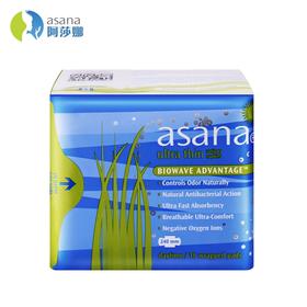阿莎娜超薄棉面日用卫生巾24cm16P