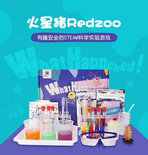 Redzoo火星猪 WHAT HAPPENED尖叫科学 亲子互动桌游玩具JPY带授权招加盟代理 商品图2