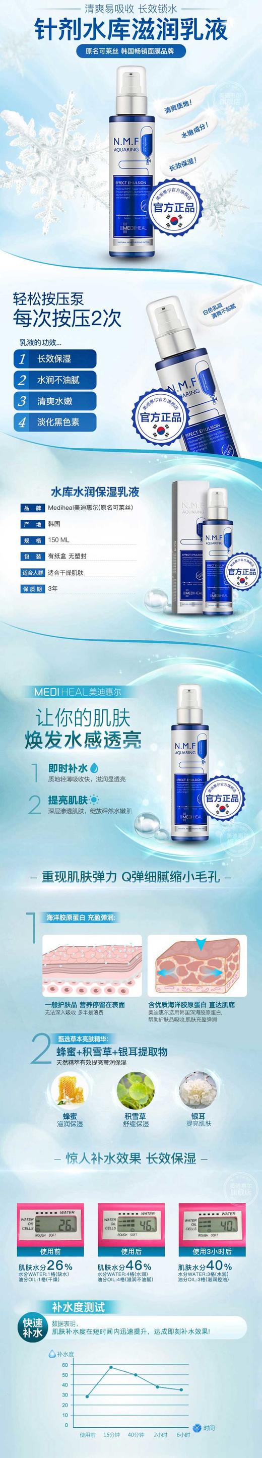 韩国美迪惠尔水润保湿乳JPY带授权招加盟代理 商品图1