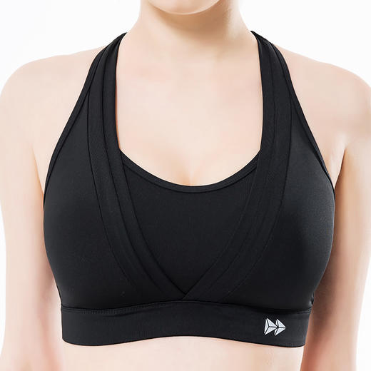 yvette薏凡特高强度运动内衣女深v显瘦背心式跑步健身无钢圈文胸