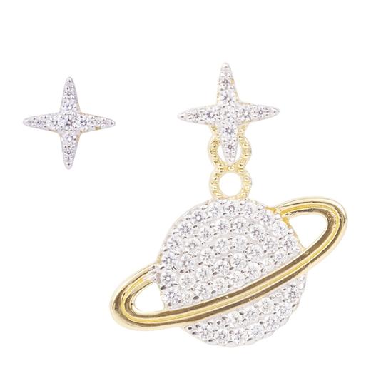 双11【香港直邮】·APM MONACO 女士银色925银锆石耳环 AE10559OXY 商品图0