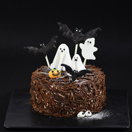 【幽灵阿飘】6英寸 万圣节定制 巧克力蛋糕 商品图1