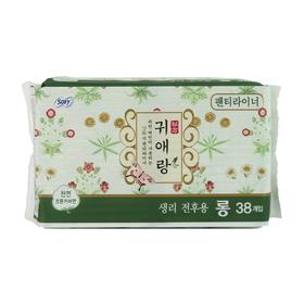 韩国lG贵爱娘韩方护垫夜用17.5cm38P