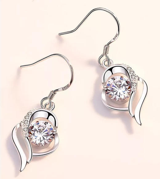 SY-白铜耳环耳钩超仙网红款超闪钻石耳饰 XCX 商品图1