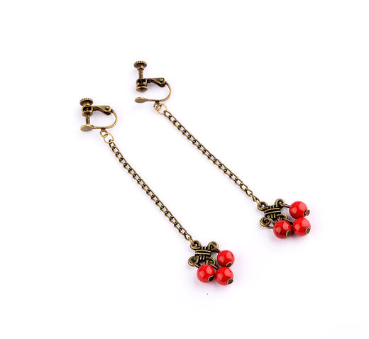 CZYH-216云南民族风耳坠古典韩国简约气质复古长款耳环 商品图2