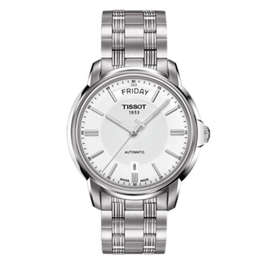 天梭Tissot 恒意系列T065.930.11.031.00钢带机械男表 商品图0