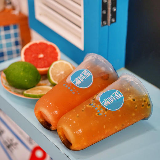 喇叭花一次性胖胖杯脏脏U型奶茶塑料杯网红饮料果汁奶茶杯杯子带盖100套 商品图7