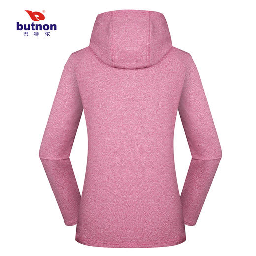 巴特侬2019秋冬新款女卫衣针织有帽长袖外套女休闲上衣男女同款9702 商品图2