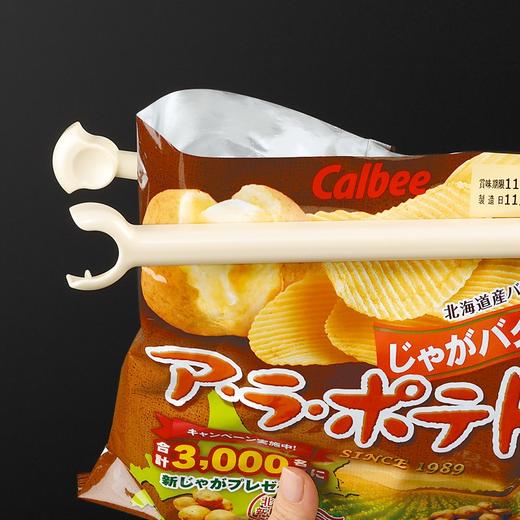 INOMATA防潮密封保鲜食品夹(白色款1对装) 商品图2