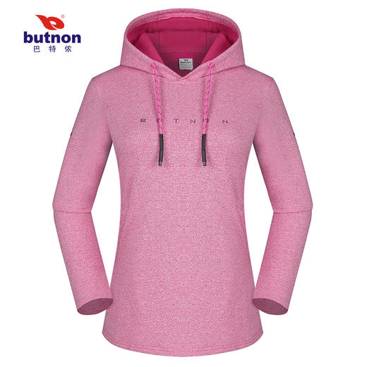 巴特侬2019秋冬新款女卫衣针织有帽长袖外套女休闲上衣男女同款9702 商品图1