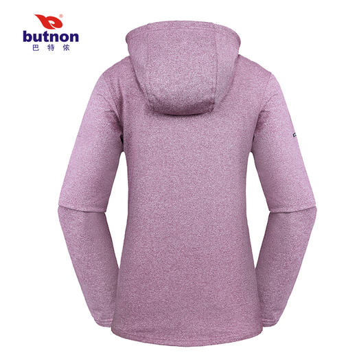 巴特侬2019秋冬新款女卫衣针织有帽长袖外套女休闲上衣男女同款9702 商品图6