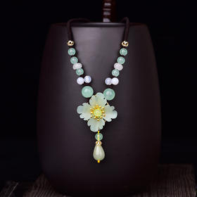 CZYH-066原创手工编织项链女复古风吊坠挂