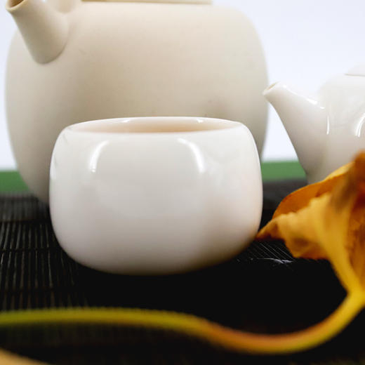 云中居功夫茶具.德化白瓷品茗杯.主人杯单杯 商品图4