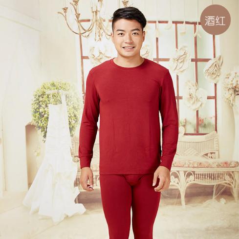 【特惠不退换】莫代尔圆领加厚毛圈男士套装（偏大一码） NM30106 商品图6