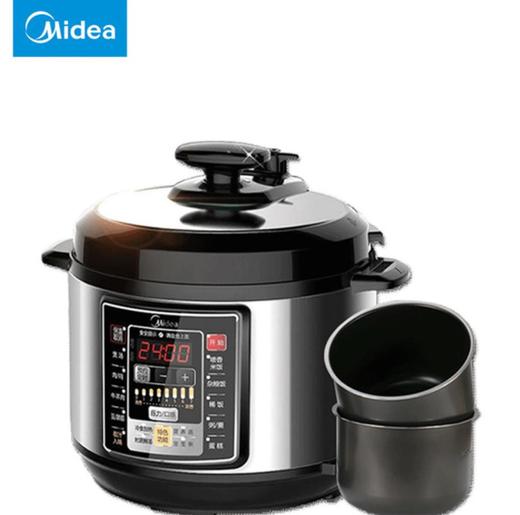 【高压锅】。Midea/美的 MY-CS6001P电压力锅双胆6L大容量家用智能高压锅 商品图0