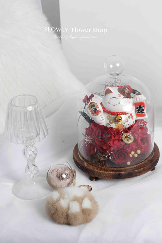 招财猫永生花 商品图4