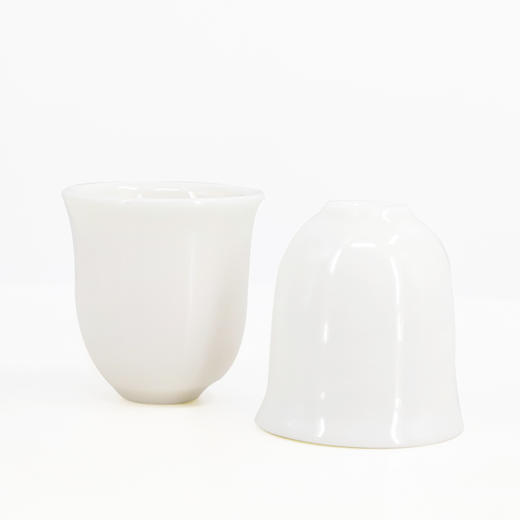 云中居功夫茶具.德化白瓷品茗杯.铃铛杯 商品图0