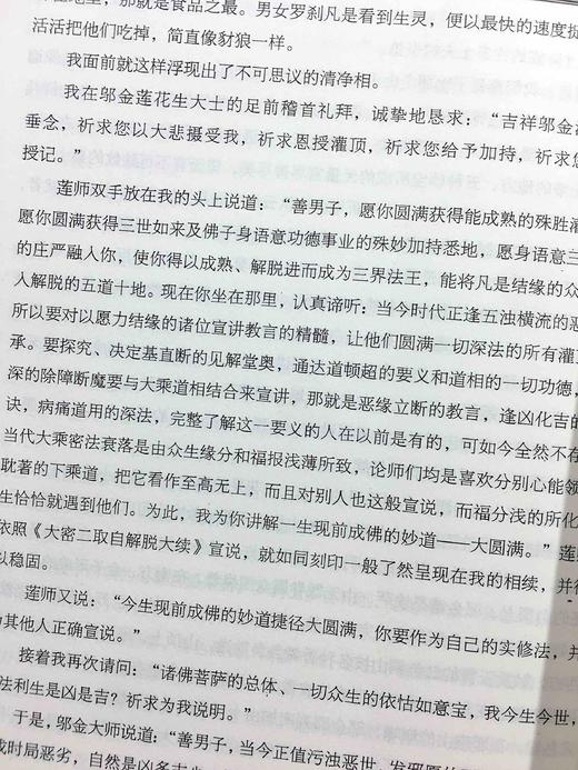 藏密佛教史 第二世纪敦珠法王著；索达吉译 一世顿珠法王自传 商品图7