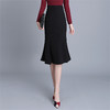SX-924秋冬时尚新款弹力高腰半身裙中长包臀裙 商品缩略图0