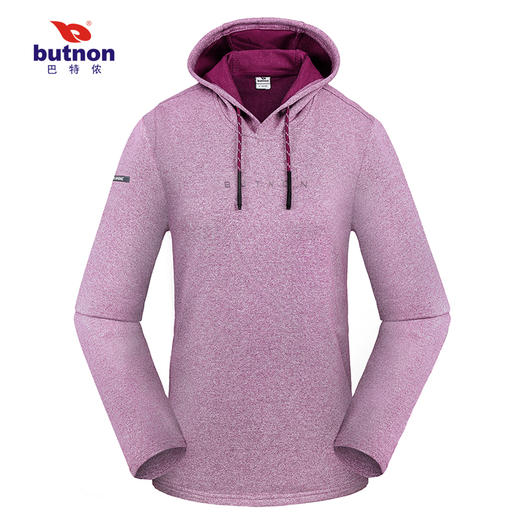 巴特侬2019秋冬新款女卫衣针织有帽长袖外套女休闲上衣男女同款9702 商品图5