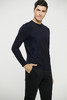 callisto藏青莫代尔混纺长袖T恤 FOTSL013NA 商品缩略图3