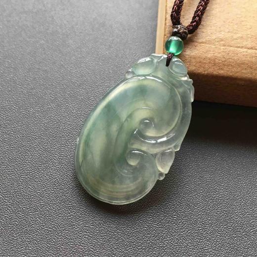 冰种飘花翡翠大如意 商品图1