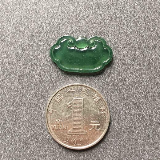 高冰种晴水绿雪花棉翡翠如意 商品图2