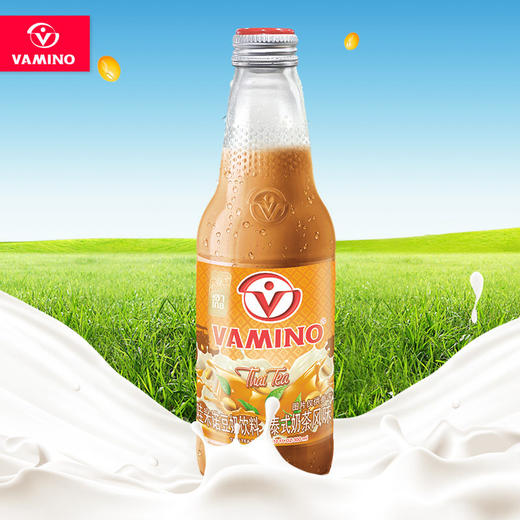 泰国进口哇米诺泰式奶茶味豆奶饮品300ml12瓶