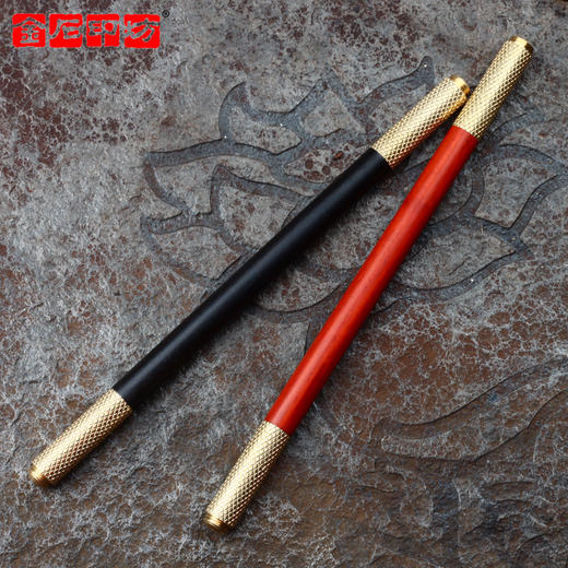 【金石印坊】传玺牌谷系列铜木双头篆刻刀钨钢刀金箍棒便携石刻刀 商品图4