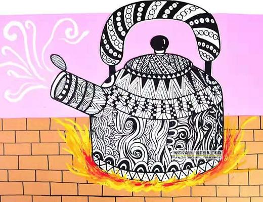 《线描画水壶》【自动发货：下单后，点击手机短信中收到的链接，即可获取文件下载的链接；如有任何问题，可添加客服微信hm33268获得帮助】 商品图0