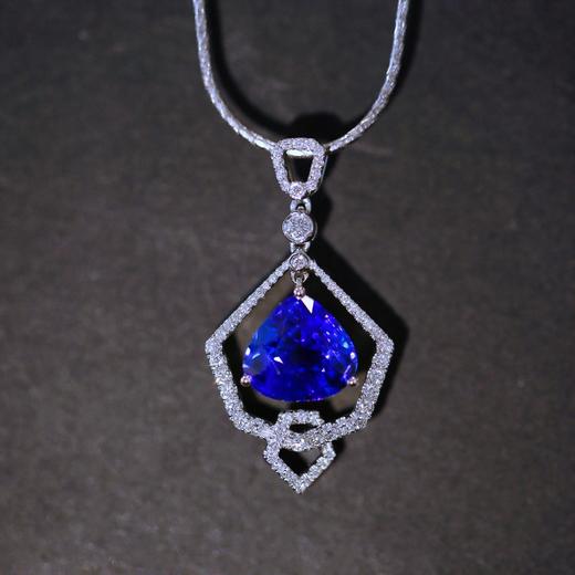【珝设计】皇家蓝蓝宝石吊坠（4ct） 商品图0