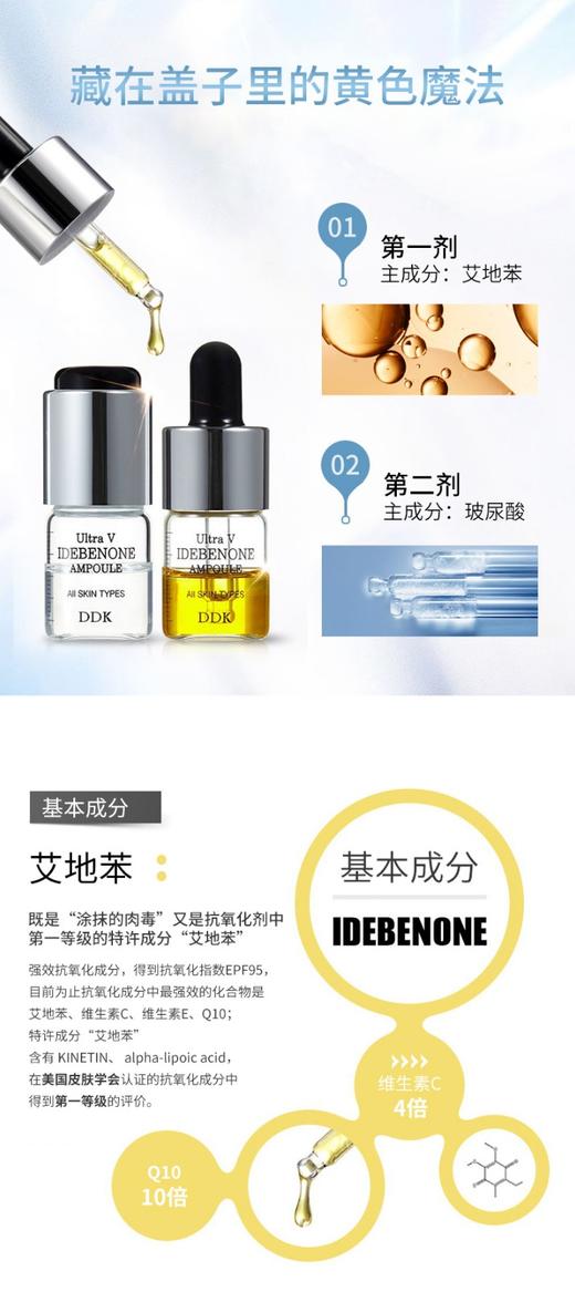 韩国 ULTRA V/乌尔特拉V 艾地苯精华 6ML*4JPY带授权招加盟代理 商品图3