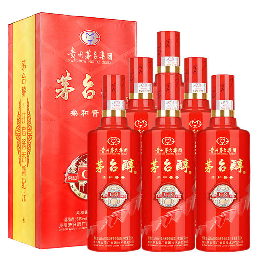 【推荐】贵州茅台集团 茅台醇C3柔和酱香型白酒 53度 500ml*6瓶 商品图0