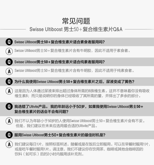 合生元版Swisse男性复合维生素 120片JPY带授权招加盟代理 商品图6