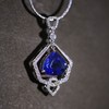【珝设计】皇家蓝蓝宝石吊坠（4ct） 商品缩略图2