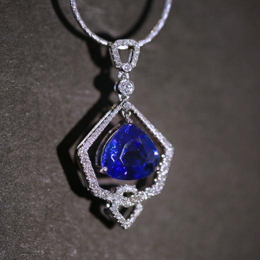 【珝设计】皇家蓝蓝宝石吊坠（4ct） 商品图2